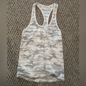 ZYIA Havana White and Gray Camo Tank Top